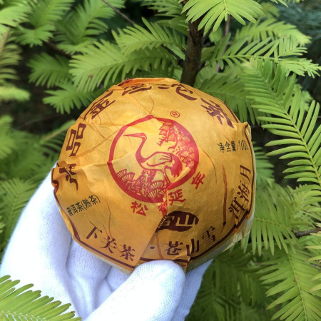 Чай Шу Пуэр Сягуань Да Сюэ Шань то ча 100 г